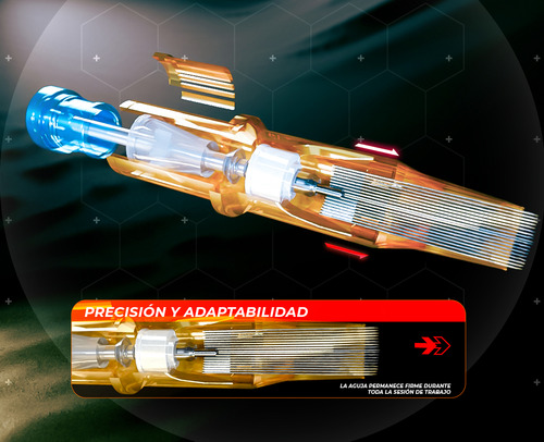 Cartucho Para Tatuaje Profesional Libélula Rm 20pz Calibre De Las Agujas 1219