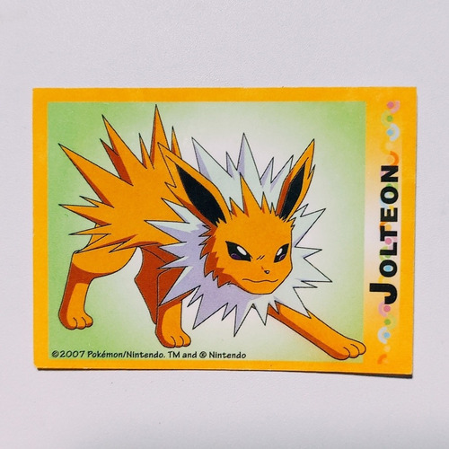 Estampa Pokémon Álbum Diamond & Pearl Jolteon (adherible)