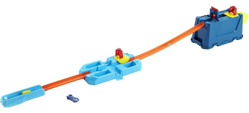 Juega Hot Wheels Track Builder Unlimited Stunt Crash Box...