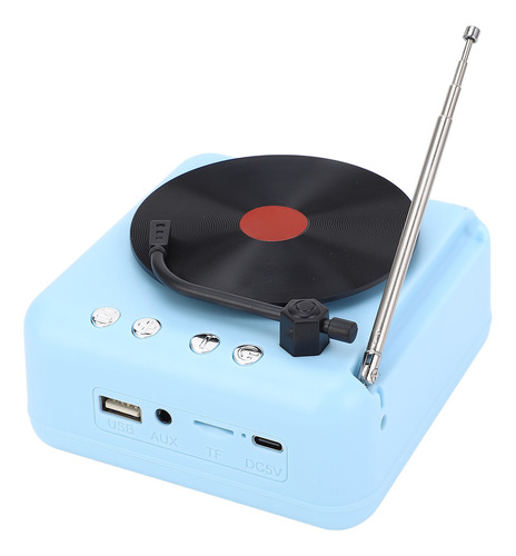 Altavoz Estilo Tocadiscos Retro Hifi Con Calidad De Sonido B