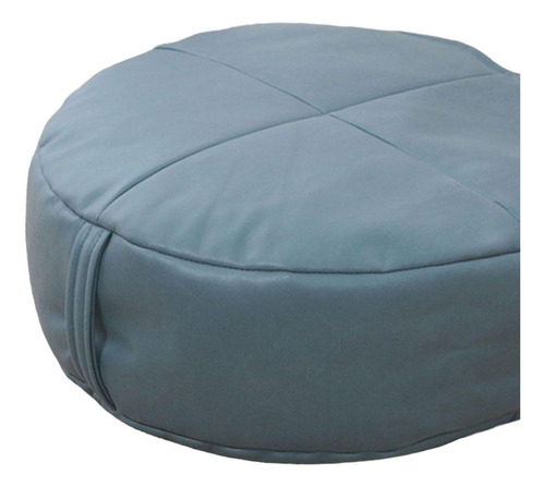 Puf De Mesa Estilo Japonés Taburete Almohada Asiento Azul