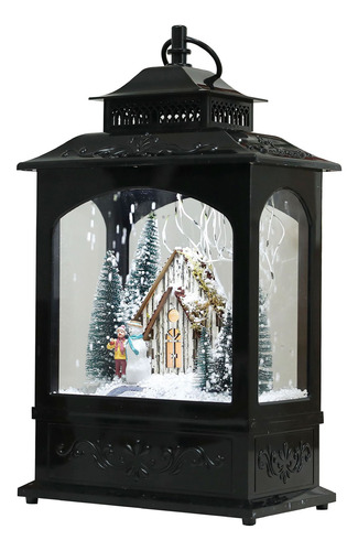 Farol De Viento De Nieve (3 #mold) Con Luz Led Y Música