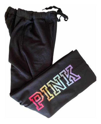 Pantalon Buzo Oversize Victorias Secret Pink Talla S