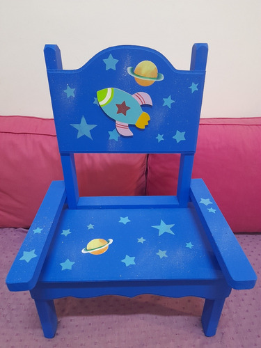 Sillon Infantil Juvenil Apoyabrazos Madera