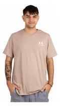 Comprar Remera Underarmour Sportstyle Lc Ss Beige Hombre