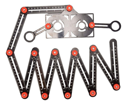 Multifunctional Folding Ruler With 12-fold Positioning .
