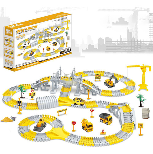 N 345pcs Pista De Carros Con Cochejuguete Paraninos/niñas