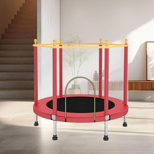 Trampolín Para Niños Con Red Trampolín Pequeño Para Rojo