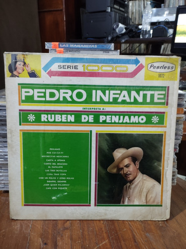 Pedro Infante - Interpreta A Rubén De Pénjamo - Vinilo Lp 