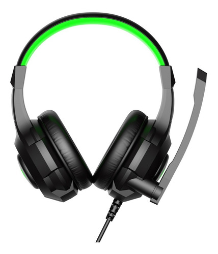 Imagen 3 de 7 de Auricular Gamer Aiwa Constrictor Led Con Mic Auc-1040vl