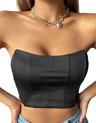 Top Strapless Armado Forrado Shein