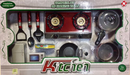 Set Cocina Con Anafe 12 Piezas Kitchen De Jretro