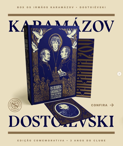 Os Irmãos Karamázov - Frete Grátis - Clube De Literatura Clássica