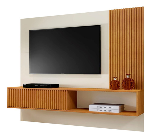 Painel Para Tv Até 55 Polegadas 100% Mdf Málaga