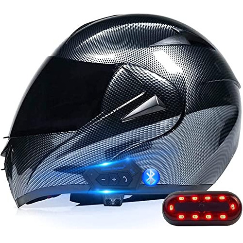 Casco Modular Abatible Para Motocicleta, Casco Integral Con 