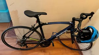 Bicicleta Ruta Van/rysel Edr Cf 900 Carbono Azul (talla S)