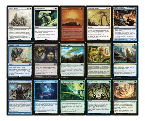 Baraja Commander Elite Wrath Control - Armada A Medida -