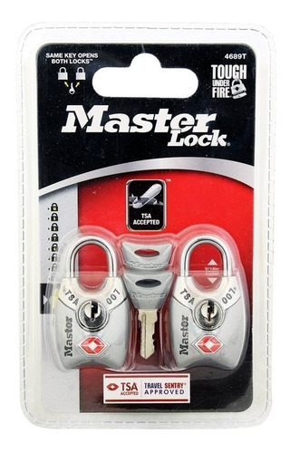 Candados Tsa 25mm. X 2 P/valija Master Lock