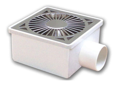 Caja Sifonada Para Ducha De Pvc Tapa Cromada 1341 Grap