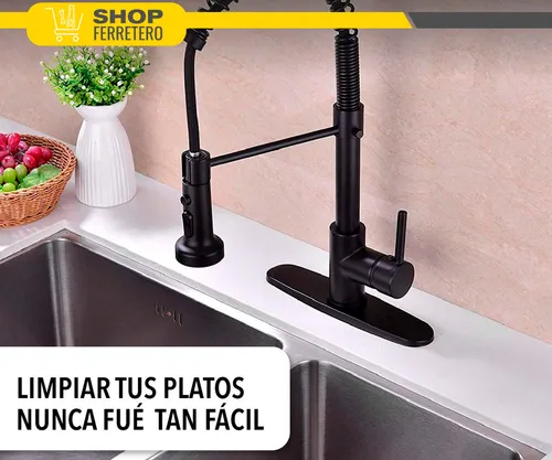 Griferia cocina monocomando extensible hotsell