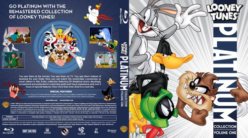 Looney Tunes Platinum Collect En Bluray. 8 Discos. Esp. Lat!