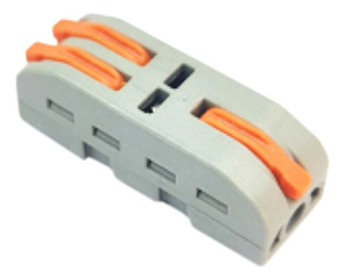 Conector Eléctrico Rápido Wago 1 Entrada 2 Salidas 250v X20