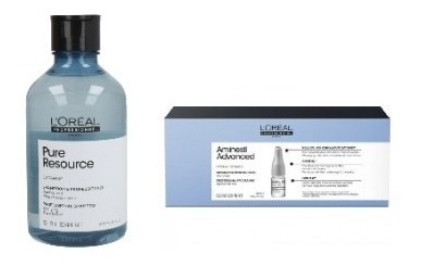 Kit Caída Shampoo Pure Resource + Aminexil Loreal