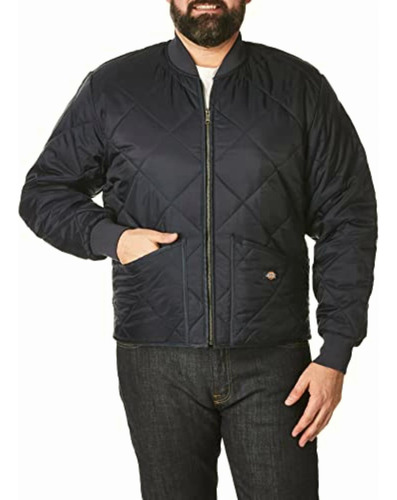 Dickies Men's Water Resistant Diamond Quilted Nylon Jacket,