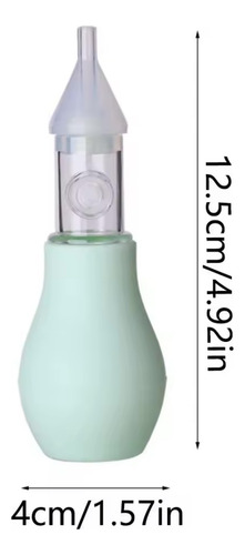 Aspirador Nasal Manual Saca Mocos Para Bebé Suave Seguro Rosa Claro