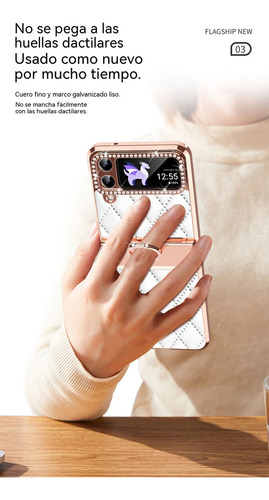 C Funda Protectora Galvanizada Para Samsung Zflip3