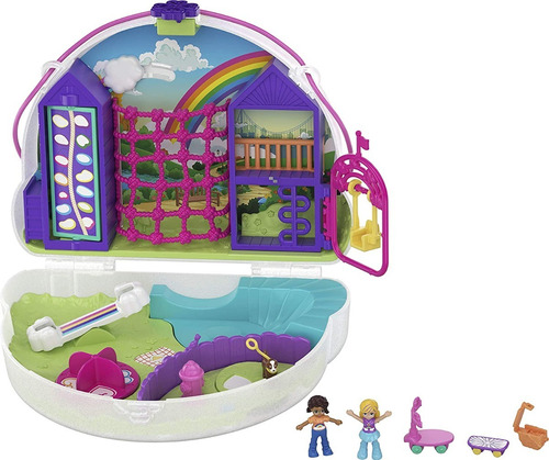 Polly Pocket Rainbow Dream, Parque Juegos Figura Arcoíris