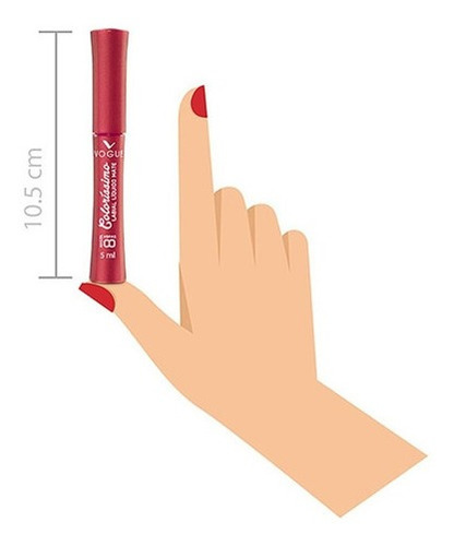 Labial Liquido Vogue Indeleble Larga Duración Colorisimo 5ml Artificio Mate