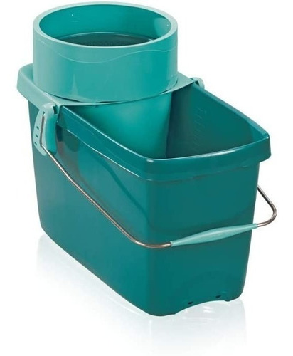 Set Limpieza Leifheit Balde Centrifugador Mopa Y Palo Acero