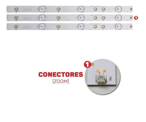 Kit Barra Led Compatível Com Aoc Le32s5760 32s5760 Nova