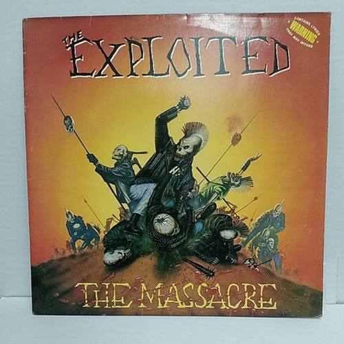 Lp The Exploited - The Massacre 1994 - Vinil Ex C/ Encarte