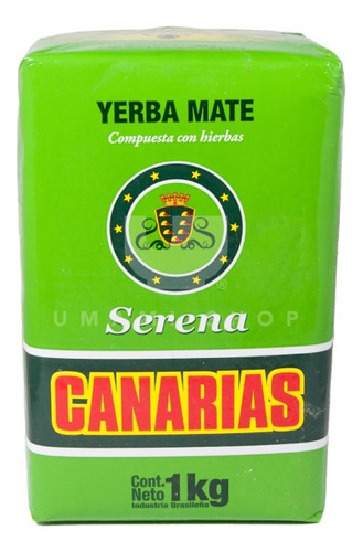 Yerba Mate Canarias  Serena 1 Kg Uruguay 