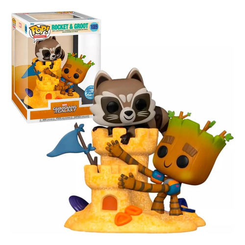 Funko Pop! Moment Marvel-beach Day Rocket & Groot # 1089