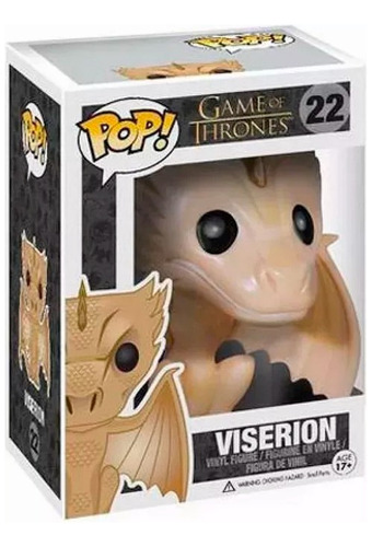 Funko Pop Game Thrones Viserion 22 Tronos Daenerys Dragon