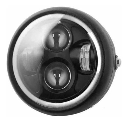 Faro Led Optica Ojo De Angel Cafe Racer Moto Universal - Xp