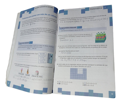 Libro Estudiar Y Aprender 7, Nivel Primario Segundo Ciclo (Usado)