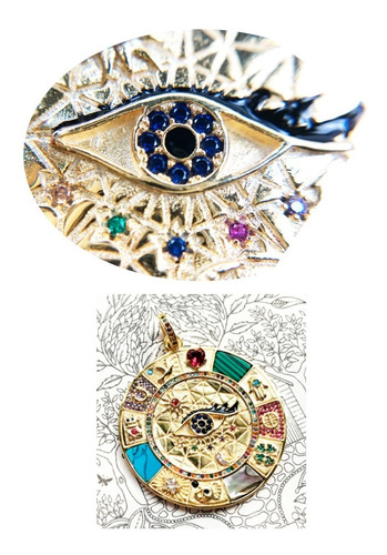 Dije Amuleto Horus Simbologia Thaddaeus En Plata