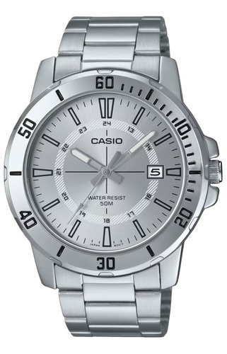 Reloj Casio Mtpvd01 7c Hombre Acero Inoxidable Fechador 