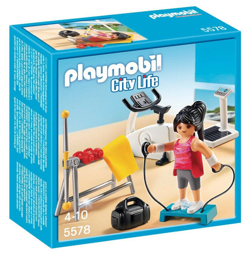 Muñeco Figura Acción Playmobil Fitness Room Play