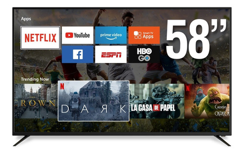 Televisor Smart Tv North Tech 55 Led 4k Wifi Netflix Netkey