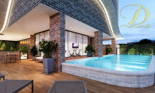Imagem 22 de 24 de Cobertura Com 4 Dormitórios À Venda, 218 M² Por R$ 1.640.250 - Guilhermina - Praia Grande/sp - Co0068