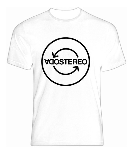 Polera Soda Stereo Rock Logo - Estampado Serigrafía