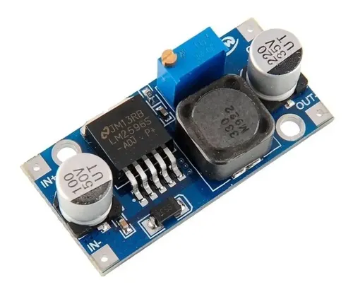 Pack De 5 Módulos LM2596 Reguladores DC-DC – Entrada 3.2-40V, Salida Ajustable 1.25-35V, Hasta 3A