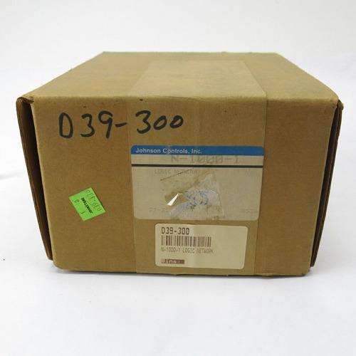 Johnson Controls N-1000-1 Economizer Logic Network, 45 S Ttw