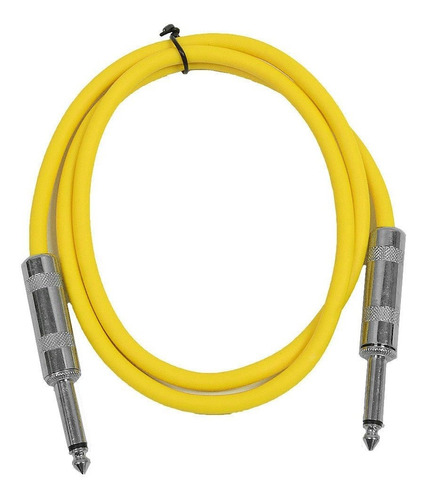 Cable De Conexion Ts De 1/4  | Amarillo, Sastsx-2 | 0,6 M