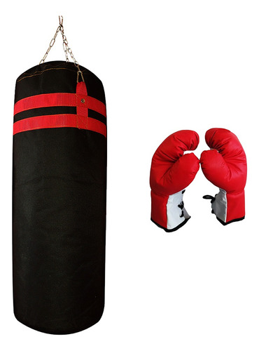 Set Envio Gratis Box Saco Relleno+guantes De Box Adulto 